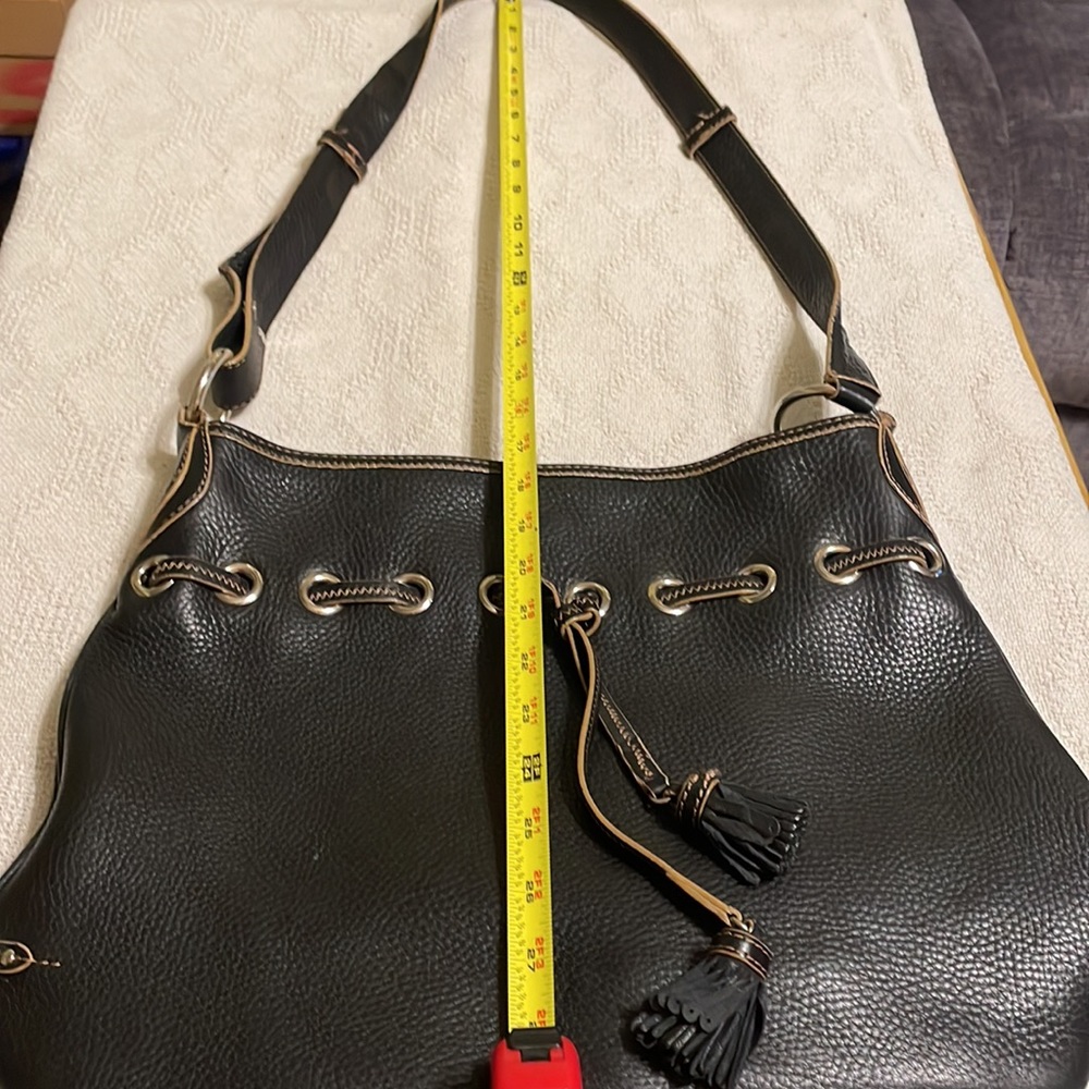 Cole Haan Women’s Black Leather Shoulder Bag Purse 16 X 12 - Picture 10 of 14